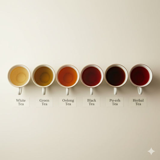 The Ultimate Tea Colour Chart -  What Your Brew Says About Your Cup